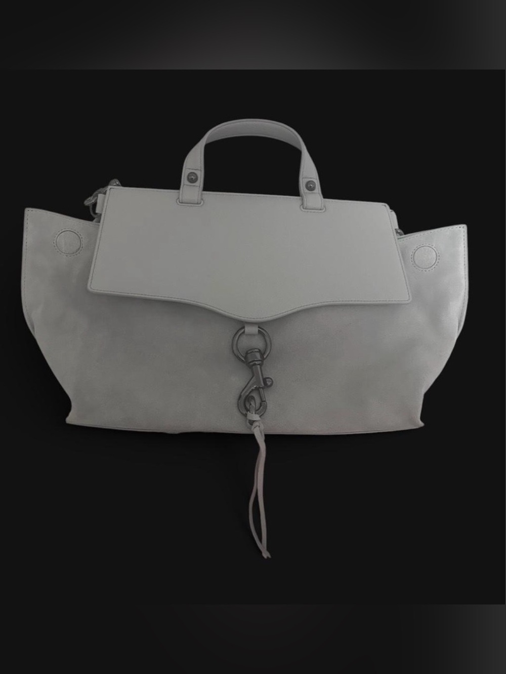 Rebecca Minkoff Keith Gray Satchel Bag- EUC